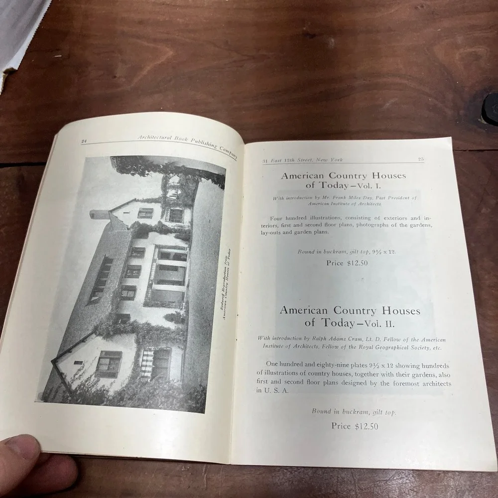 Architectural & Art Industrial Books Catalogue 1921 Paul Wenzel New York